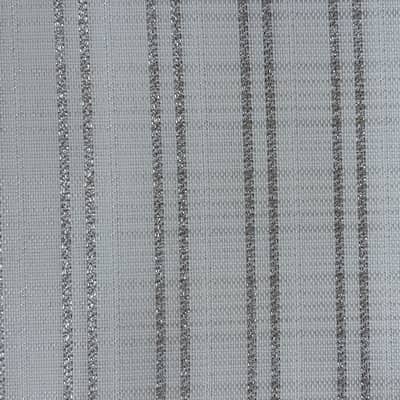 27-002-C Silver Metallic-Stripe Mini Jacquard Fabric